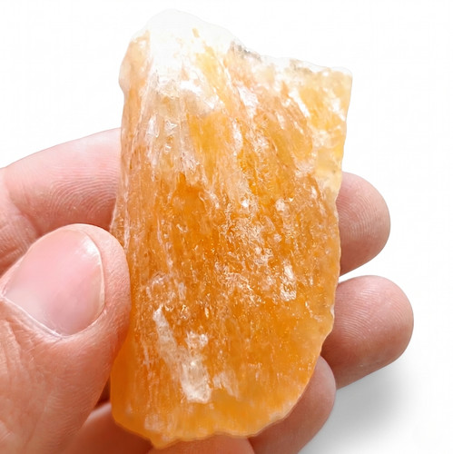 Orangencalcit rohstein - aa,
