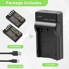 2Pack Akkus+Ladegerät D-Li109