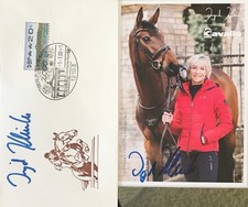 2 Autogramme Ingrid KLIMKE auf