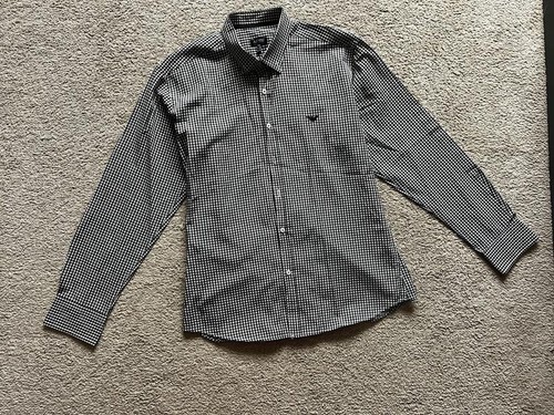 Men armani jeans shirt white - armani,