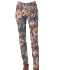 Jeans Freizeithose-Gerades Bein dunkle Farben mit Glanz-Gr44 NEU-ashley brooke