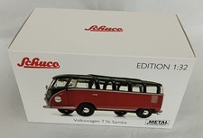 Schuco Edition 1:32 450785700: VW T1b Bulli Samba, rot/schwarz