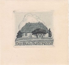 Exlibris Bookplate Radierung