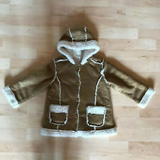 Original Schiesser Plüschmantel Wildlederoptik Jacke Mantel 98