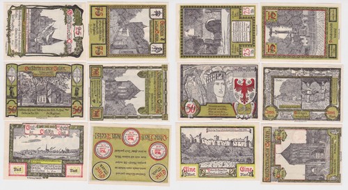 Banknoten notgeld stadt - notgeld,