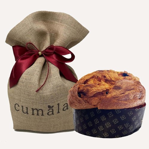 Traditioneller panettone mit - traditioneller,