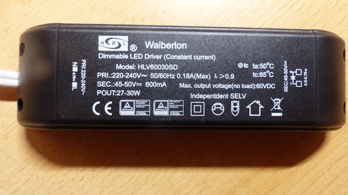 Dimmable led driver waiberlon - driver,