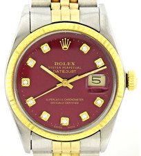 Rolex Oyster Perpetual Datejust Ref 16013 Gold/Stahl 70er Jahre Herrenuhr