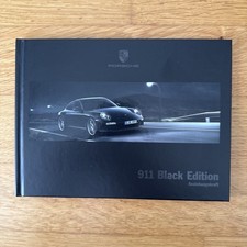 Porsche 911 Black Edition 997 Prospekt Katalog Anziehungskraft