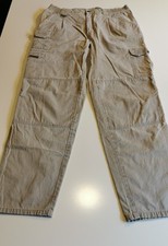 Royal Robbins Cargo Herren Hose W32 L34 Grau Baumwolle Urlaub Garten