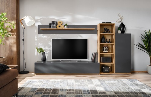 Anbauwand wohnwand schrankwand - anbauwand,