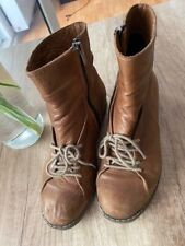 Damen Schuhe Wordstep , Gr 37, braun, Leder, Schnürer