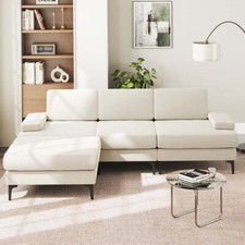 Chenille sitzer sofa - chenille, 3-sitzer