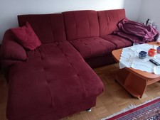 Wohnzimmercouch mit Ottomane