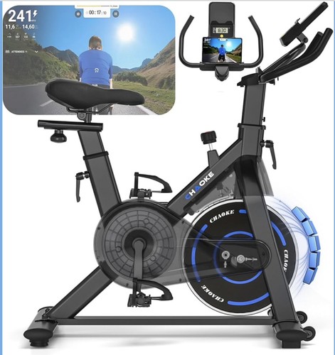 Heimtrainer fahrrad mit app - fahrrad,