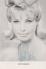 VIVI BACH Original Autogramm