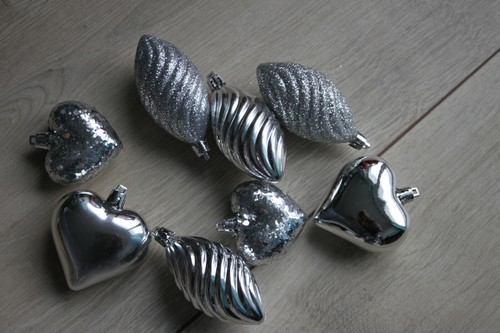 Kunststoff christbaumkugeln - 8,