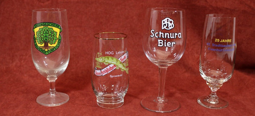 Ddr biergläser biertulpen 4 - ddr, biertulpen,