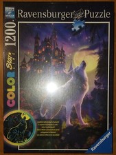 Ravensburger "Color Star Line" Puzzle 1200 Teile: Mondwolf #16 186 7 - Neu OVP