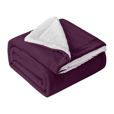 Flauschige Kuscheldecke Sherpa Coral extra weich & warm Wohndecke Fleecedecke 