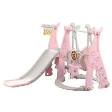 Rutsche Schaukel 3in1 Kinder Basketball Spielen Familie Baby Rutsche Spielplatz