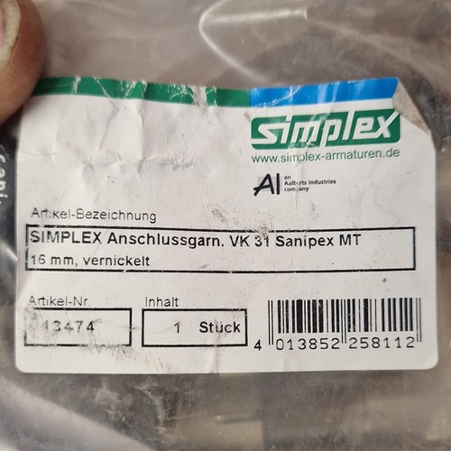 Simplex anschlussgarnitur - simplex,