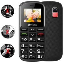 Seniorenhandy,Großen Tasten Handy Dual SIM GSM Handy mit SOS Notruftaste Kamera