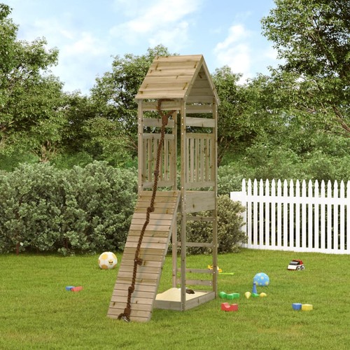 Spielturm mit kletterwand - spielturm,