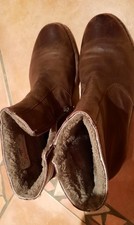 Sioux Stiefel Leder Herren Echt Lammfell Gefüttert Gr. 9,5 (44)