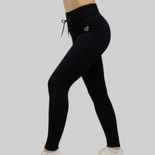 YAKWARY® Ribbed Wave Leggings Klassik – Seamless Sport Leggings Damen High Waist