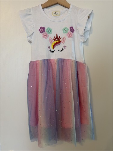 Mädchen kleid 116 einhorn - mädchen,