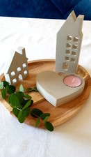 Beton Herz als Teelichthalter Deko Weihnachten Kerzenhalter Neu Kreativbeton