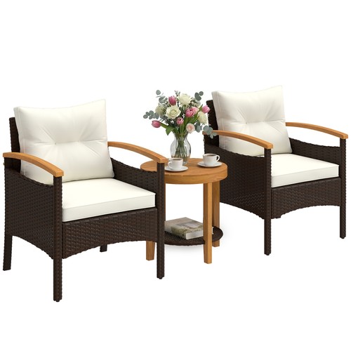 Rattan bistroset teiliges - 3,