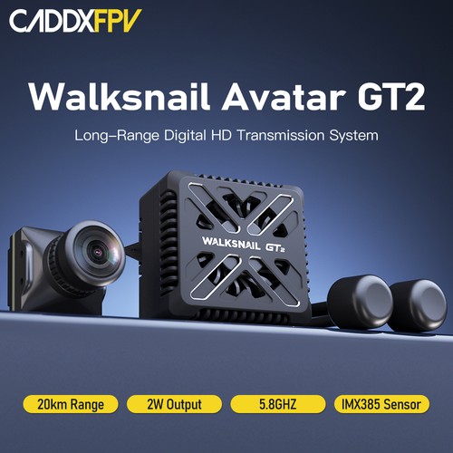 Caddxfpv walksnail avatar - avatar, gt2