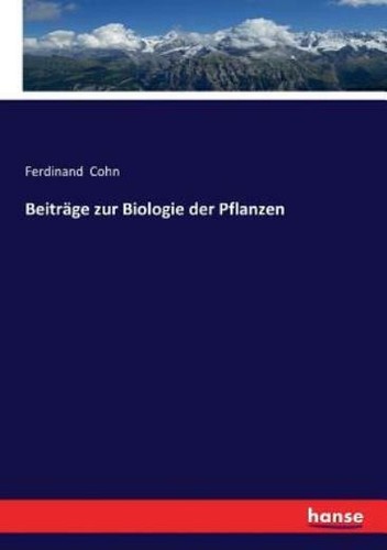 Beitr zur biologie der - beitr?ge,