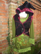 Damen Weste Wolle Viscose