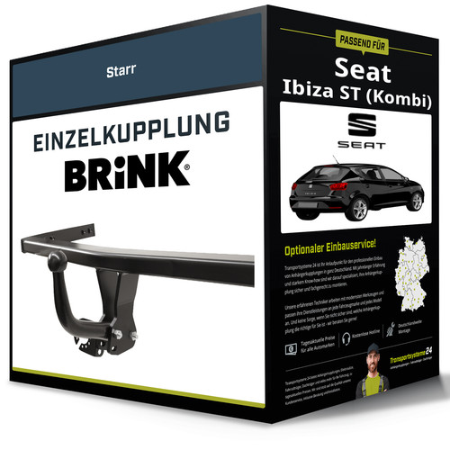 Starre anhängerkupplung für - starre,