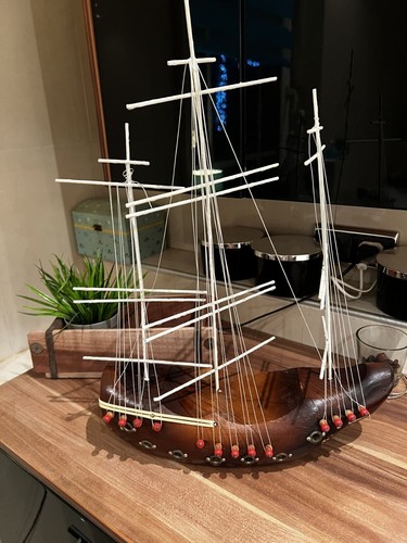 Alte deco holz schiff - alte,