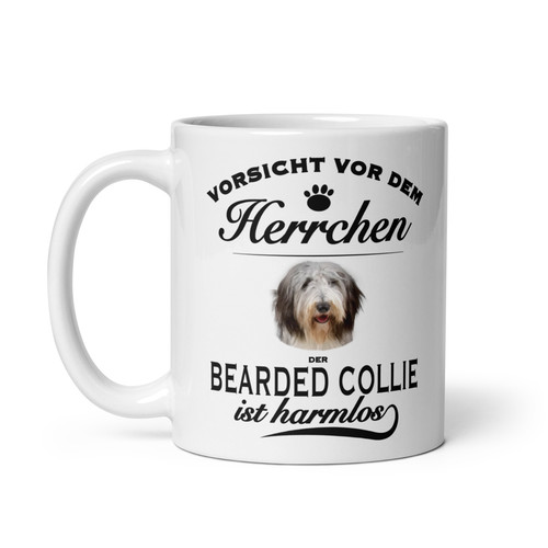 Bearded collie tasse - bearded,