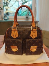 Louis Vuitton Manhattan,P.M. Monogramm,Canvas, Leder,Vintage,Original.
