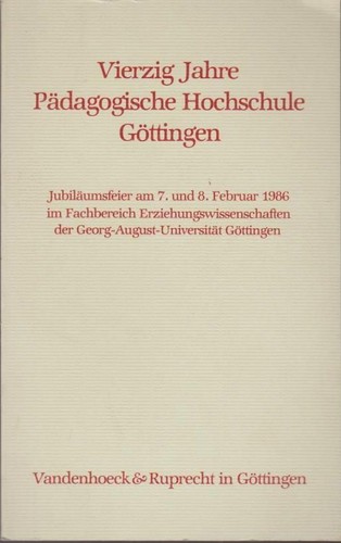 Vierzig jahre pädagogische - jahre,
