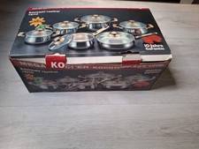 Kochtopf Set 12 teilig Neu mit Karton Edelstahl 