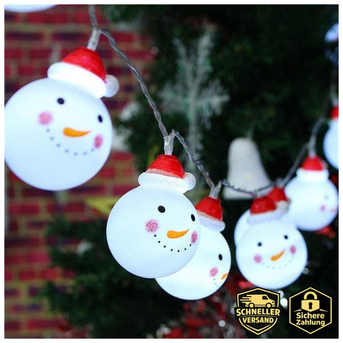 Led weihnachtslicht schneemann - led,