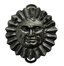 Alte Backform - Gusseisen - Sonne - 2,9 kg schwer    (# 18161)