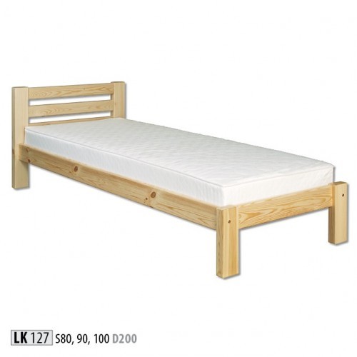 Bett einzelbett kieferbett - einzelbett,
