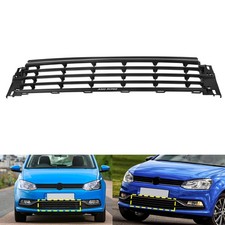 Stoßfänger vorne mitte Kühlergrill Chrom Zierleiste für VW Polo 6C1,6R1,Van 6R