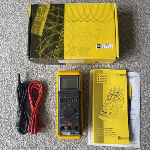 Chauvin arnoux 5220 multimeter - arnoux,
