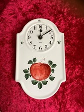 Außergewöhnliche Junghans Keramik Wanduhr ,Küchenuhr Vintage Retro Uhr Wand Deko