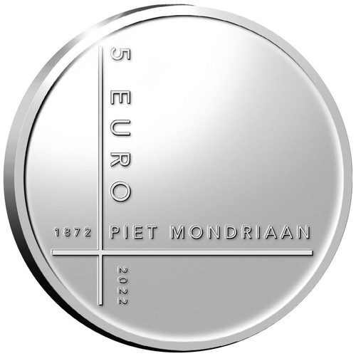 Silbermünze piet mondriaan - piet,