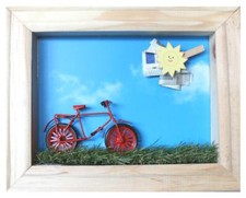 Geldgeschenk-Fertig-Set Fahrrad Sport, Dekofigur im Rahmen, Hobbyfun 4040